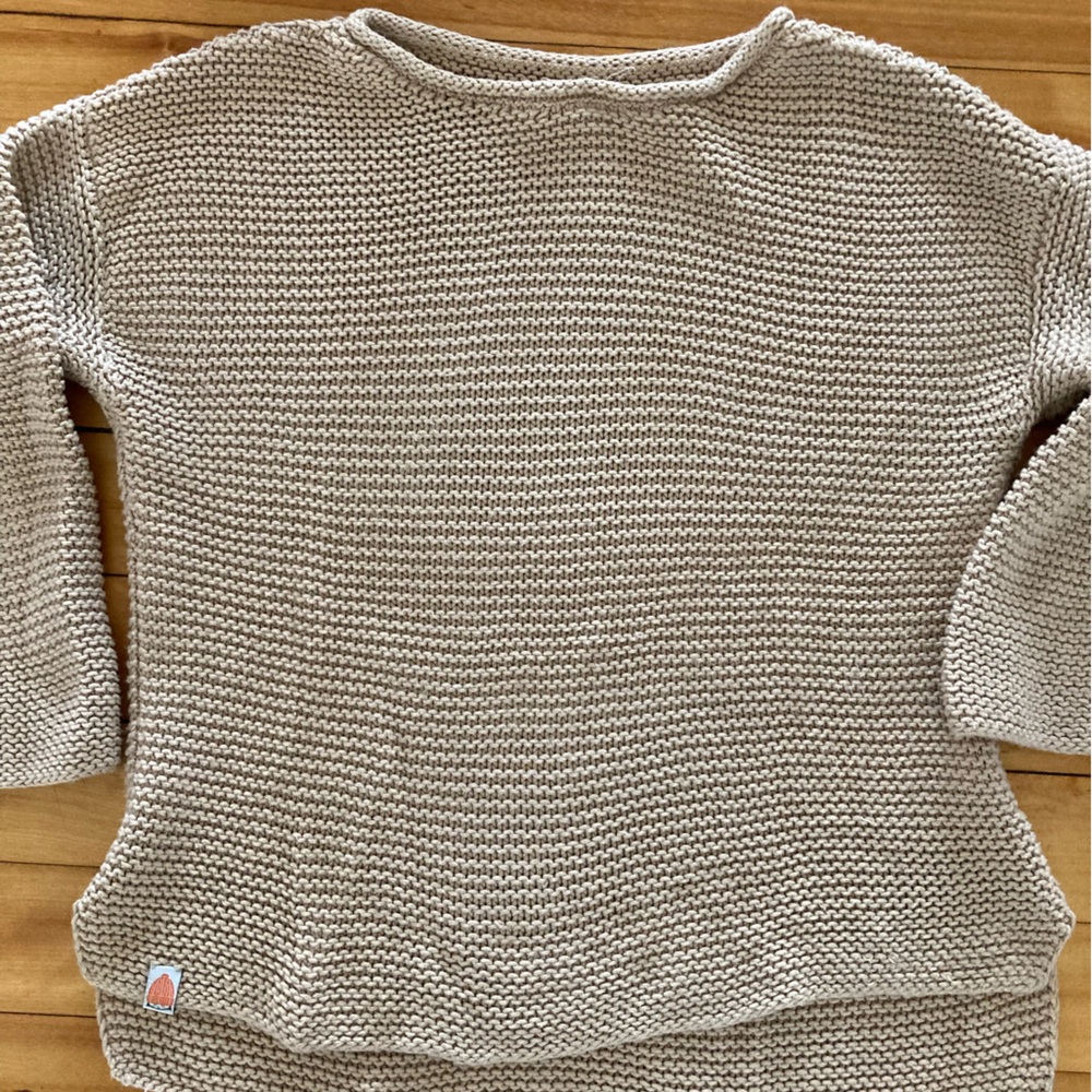 Shit That I Knit STIK Scotia Sweater, XS, Camel